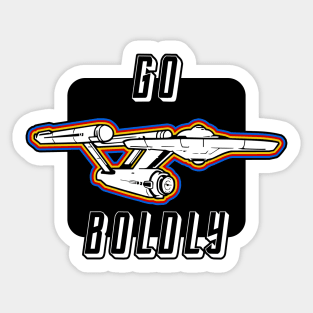 Go Boldly Sticker